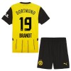 Maillot de Supporter Borussia Dortmund Brandt 19 Domicile 2024-25 Pour Enfant